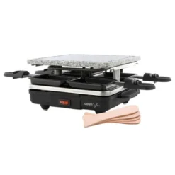 Raclette multifonctions COSYLIFE 4 personnes + pierre CL-R4P2