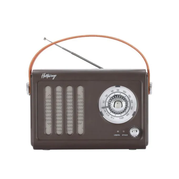 Radio HALTERREGO vintage marron