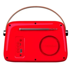 Radio LEDWOOD ALMA Vintage Rouge