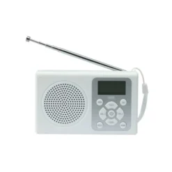 Radio à pile WE WERADPILBL Blanche