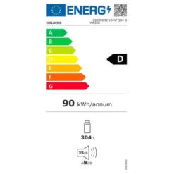 Réfrigérateur intégrable 1 porte VALBERG BI 1D NF 304 D W625C
