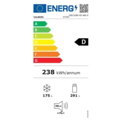 Réfrigérateur 4 portes VALBERG 4D 466 D X742C
