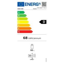 Réfrigérateur top HIGH ONE TT 93 D W625C