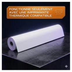 Rouleau papier thermique pour imprimante UPrint U8 - 8M