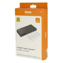 Répartiteur HAMA HDMI 4K 3 entrées / 1 sortie