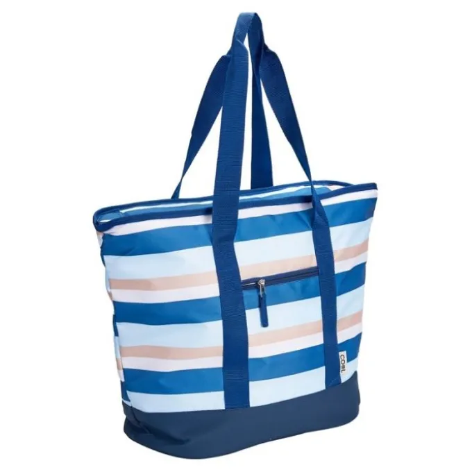 Sac isotherme souple 24L à rayures