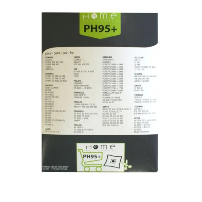 Sacs aspirateurs PH95+
