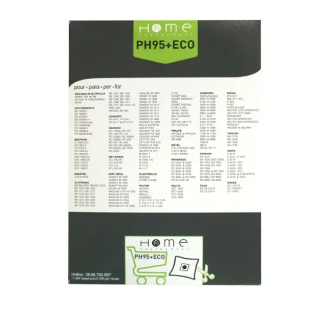 Sacs aspirateurs PH95+ PACK ECO