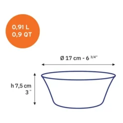 Saladier DURALEX Lys vermeil 17cm