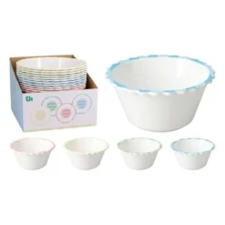 Saladier mélamine festonné diamètre 25cm