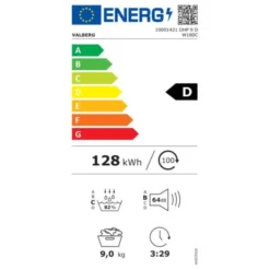 Sèche-linge pompe à chaleur VALBERG DHP 9 D W180C