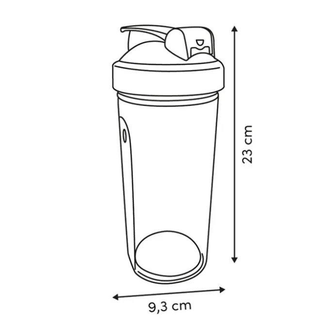 Shaker crêpes 800ml