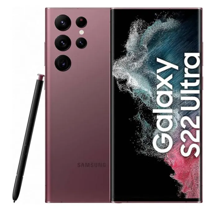 Smartphone SAMSUNG Galaxy S22 Ultra 5G 128Go Bordeaux Reconditionné grade éco