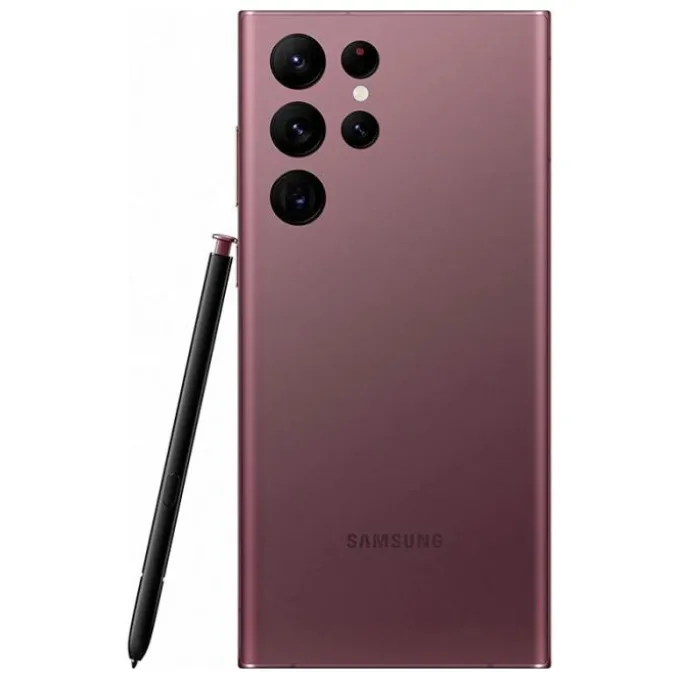 Smartphone SAMSUNG Galaxy S22 Ultra 5G 128Go Bordeaux Reconditionné grade éco