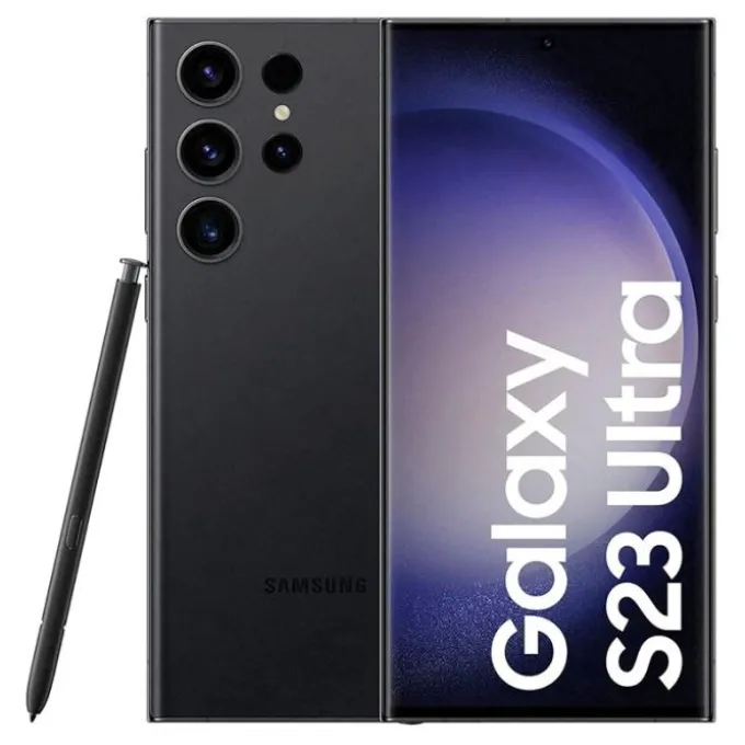 Smartphone SAMSUNG GALAXY S23 Ultra 256Go Noir reconditionné Grade A+