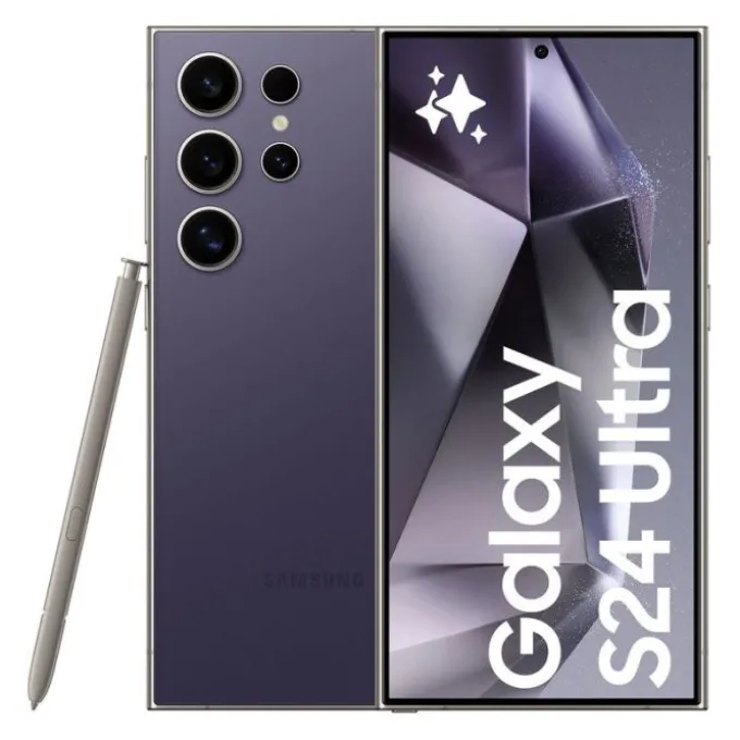 Smartphone SAMSUNG Galaxy S24 Ultra 256Go Mauve Reconditionné grade éco