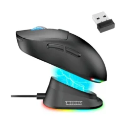 Souris gaming AKUMA OTAKU M06WL 7200Dpi avec base de recharge magnétique