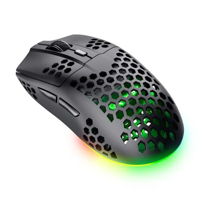 Souris gaming TRUST HELOX sans fil Noir 4800Dpi ultra légère