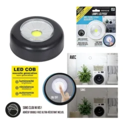 Spot lumière JE CHERCHE UNE IDEE Lampe LED push