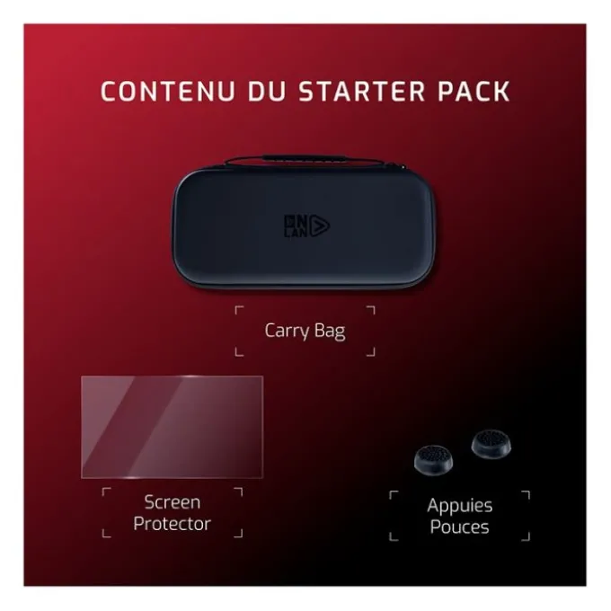 StarterPack ONLAN pour NINTENDO Switch 2 Noir
