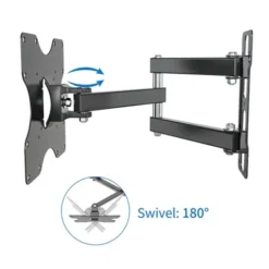 Support mural EDENWOOD TV de 48 à 81 cm D1 déporté noir