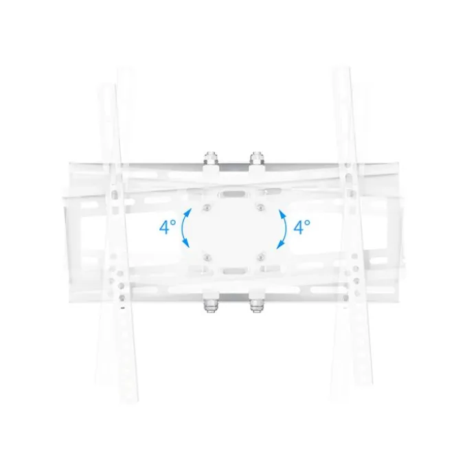 Support mural EDENWOOD TV de 66 à 140 cm D2 déporté blanc