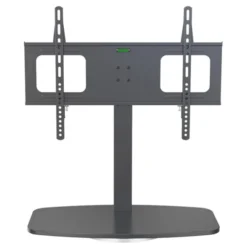 Support pied EDENWOOD TV de 81 à 165 cm MDF noir