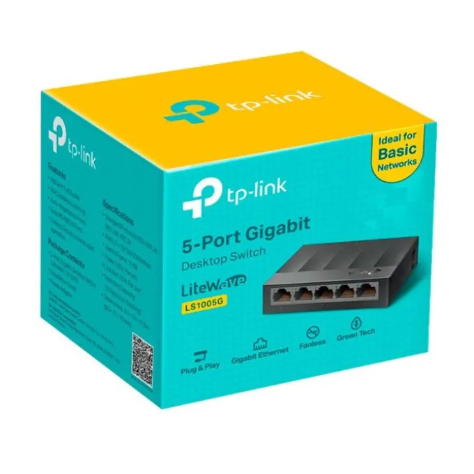 SWITCH TP LINK LS1005G 5 Ports Plastique - Gigabit
