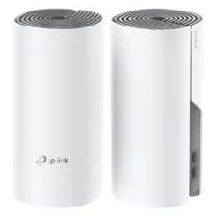 Système wifi Mesh TP LINK + 2ports Fast ethernet Deco E4 ( pack-2)