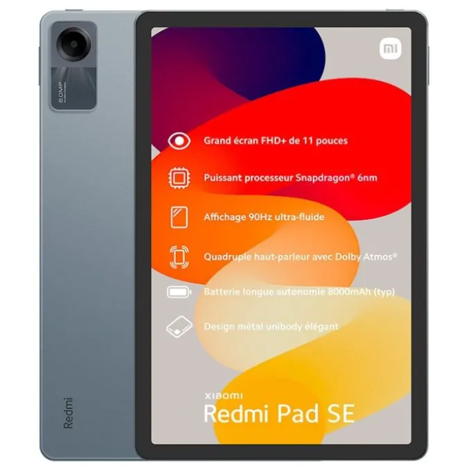Tablette XIAOMI 11" Redmi PadSE 128Go noir