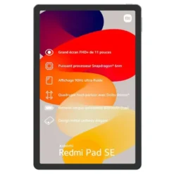 Tablette XIAOMI 11" Redmi PadSE 128Go noir
