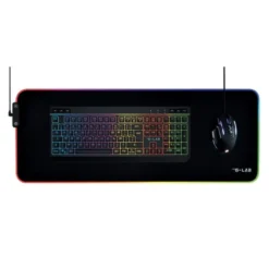 Tapis de Souris THE G-LAB Gaming XXL avec Rétroéclairage RGB, 4mm