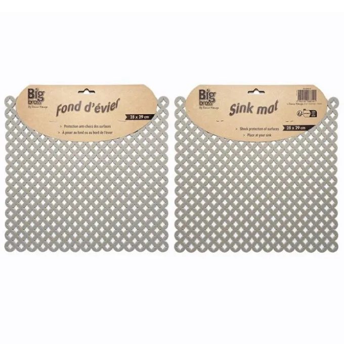 Tapis fond évier 28x29cm