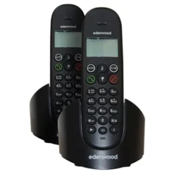 Téléphone duo avec répondeur EDENWOOD TRD 1 Noir