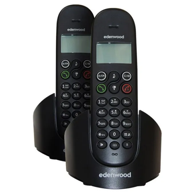 Téléphone duo avec répondeur EDENWOOD TRD 1 Noir