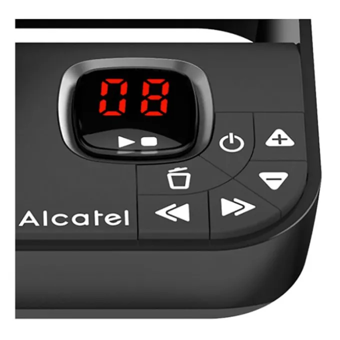 Téléphone solo avec répondeur ALCATEL F860 Voice noir