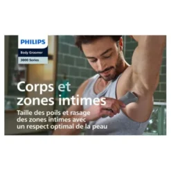 Tondeuse corps PHILIPS Body Groomer 3000 Series - BG3480/15