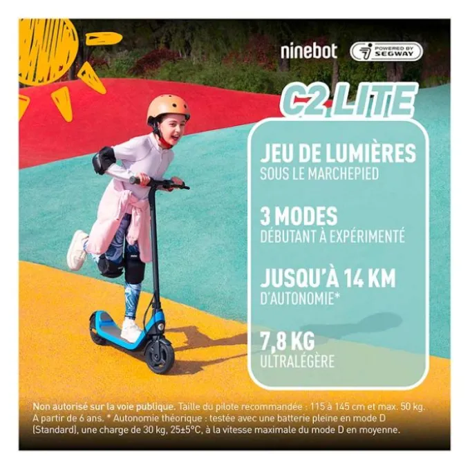 Trottinette électrique pour enfant NINEBOT by Segway C2 Lite