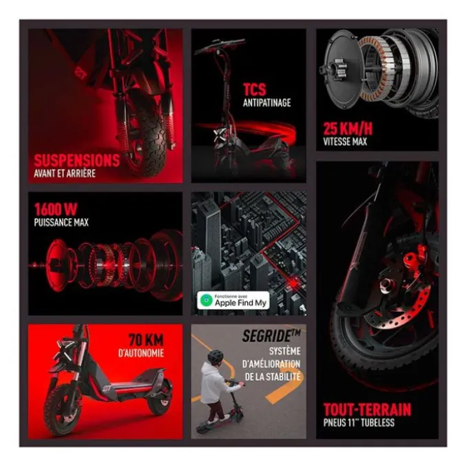 Trottinette électrique SEGWAY ZT3 Pro