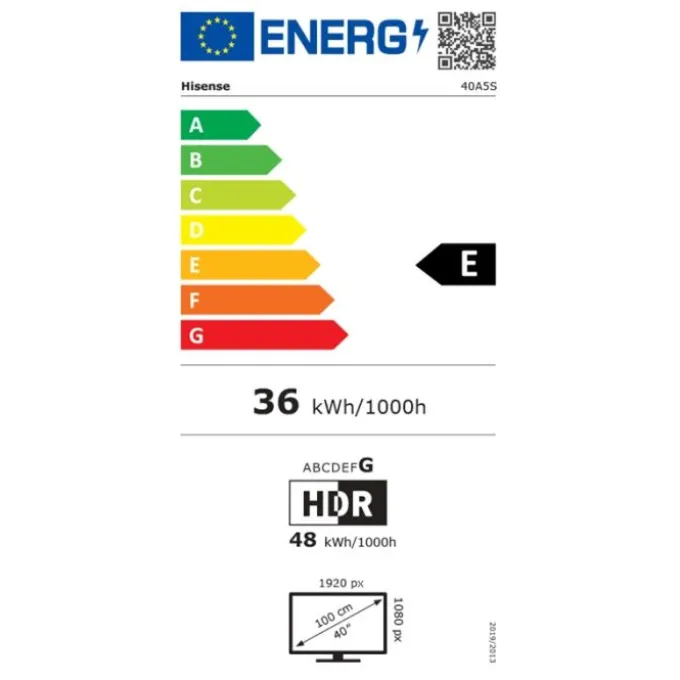 TV QLED 40" HISENSE 40A5S