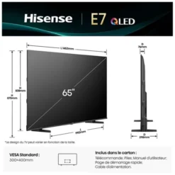 TV QLED 65" HISENSE 65E7Q