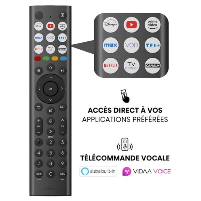 TV QLED 65" HISENSE 65E7Q