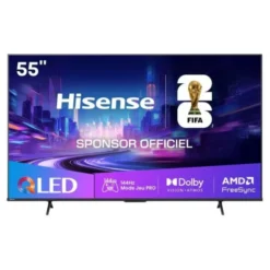 TV QLED 55" HISENSE 55E7Q PRO