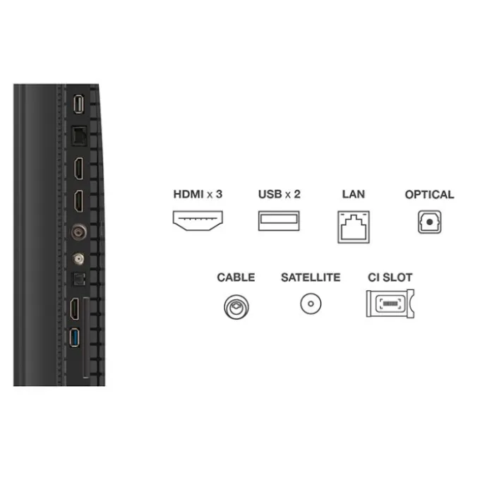 TV QLED 55'' TCL 55QLED780K