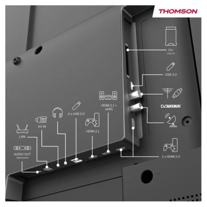 TV QLED 65" THOMSON 65QG7C14 144Hz