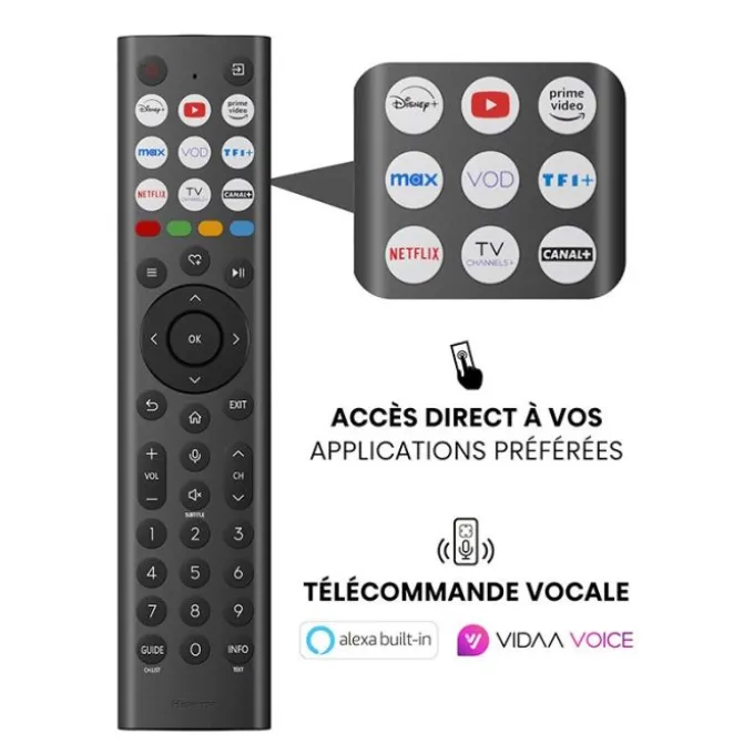 TV UHD 4K 50" HISENSE 50A6Q
