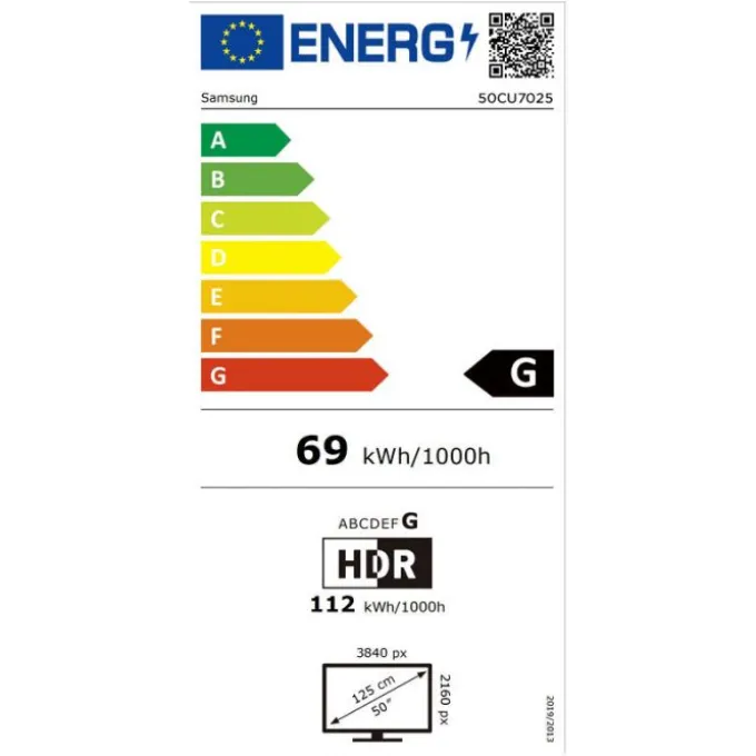 TV UHD 4K 50'' SAMSUNG 50CU7025