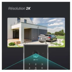 Visiophone connecté EZVIZ EP7 2K avec panneau solaire