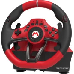 Volant et Pédalier HORI MARIO KART RACING WHEEL PRO DELUXE pour SWITCH